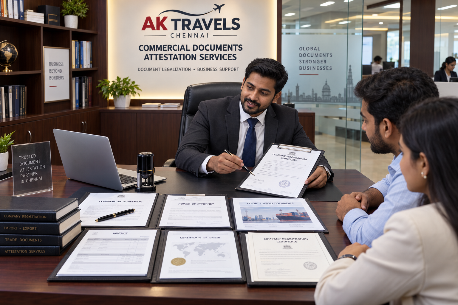 Commercial Documents Attestation Services in Chennai