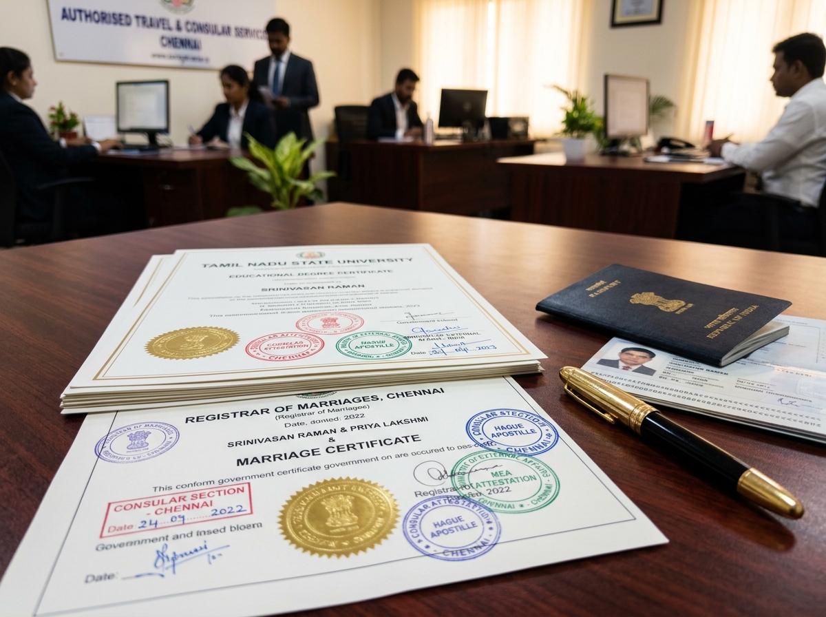 Certificate Attestation in Chennai - AK Travel Services