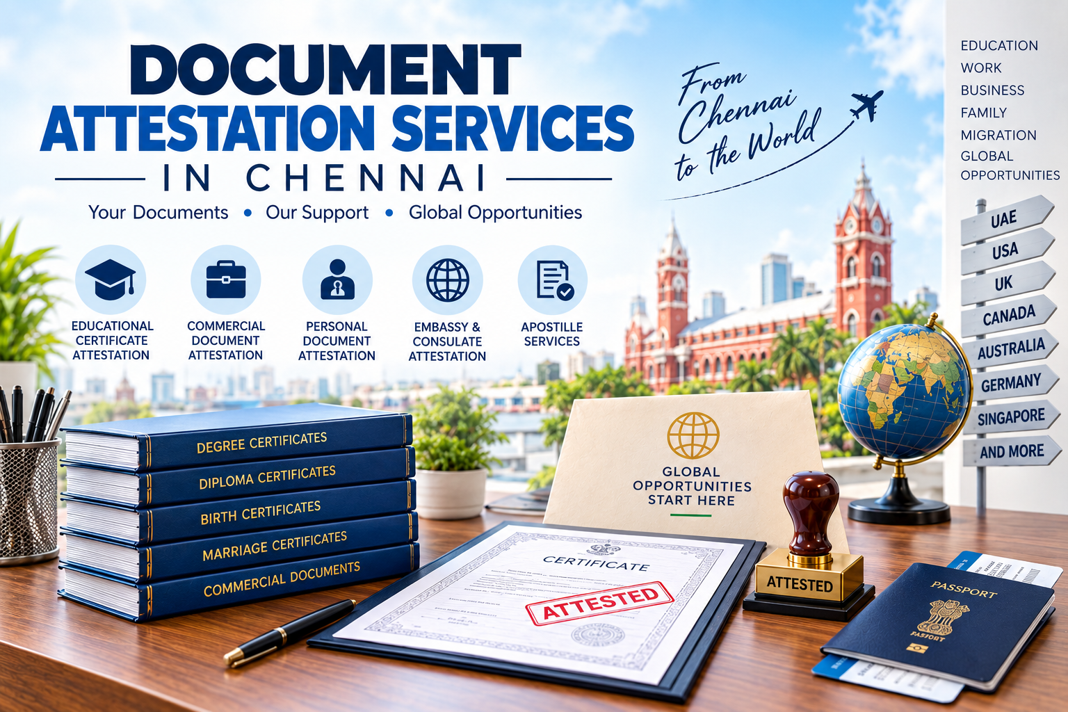 Document Attestation Services in Chennai