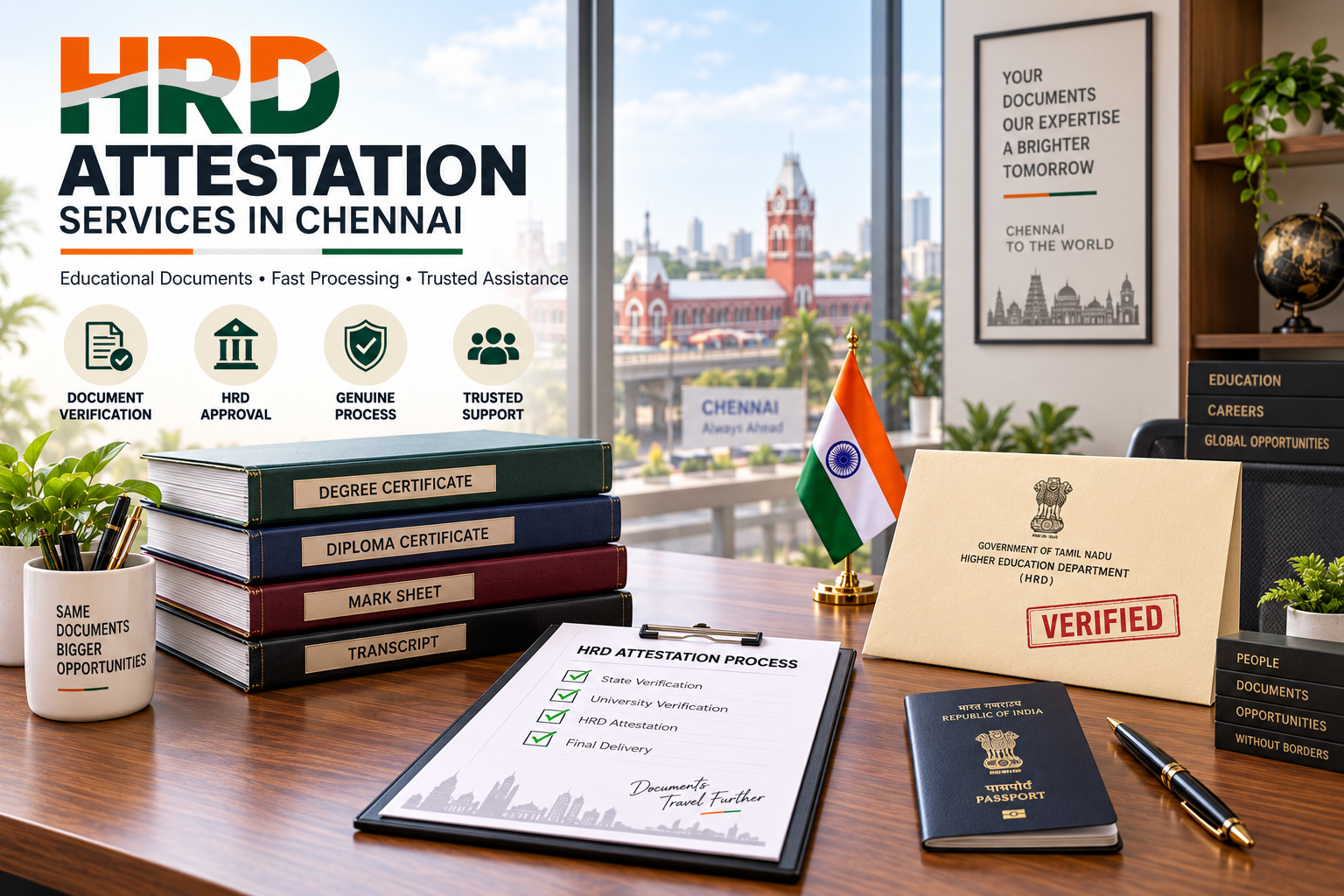 HRD Certificate Attestation in Chennai