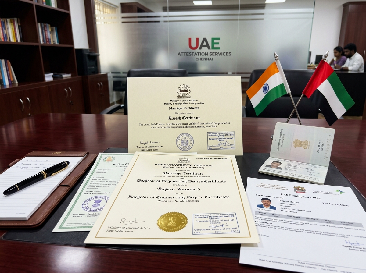 UAE Attestation in Chennai - Official Legalization Desk