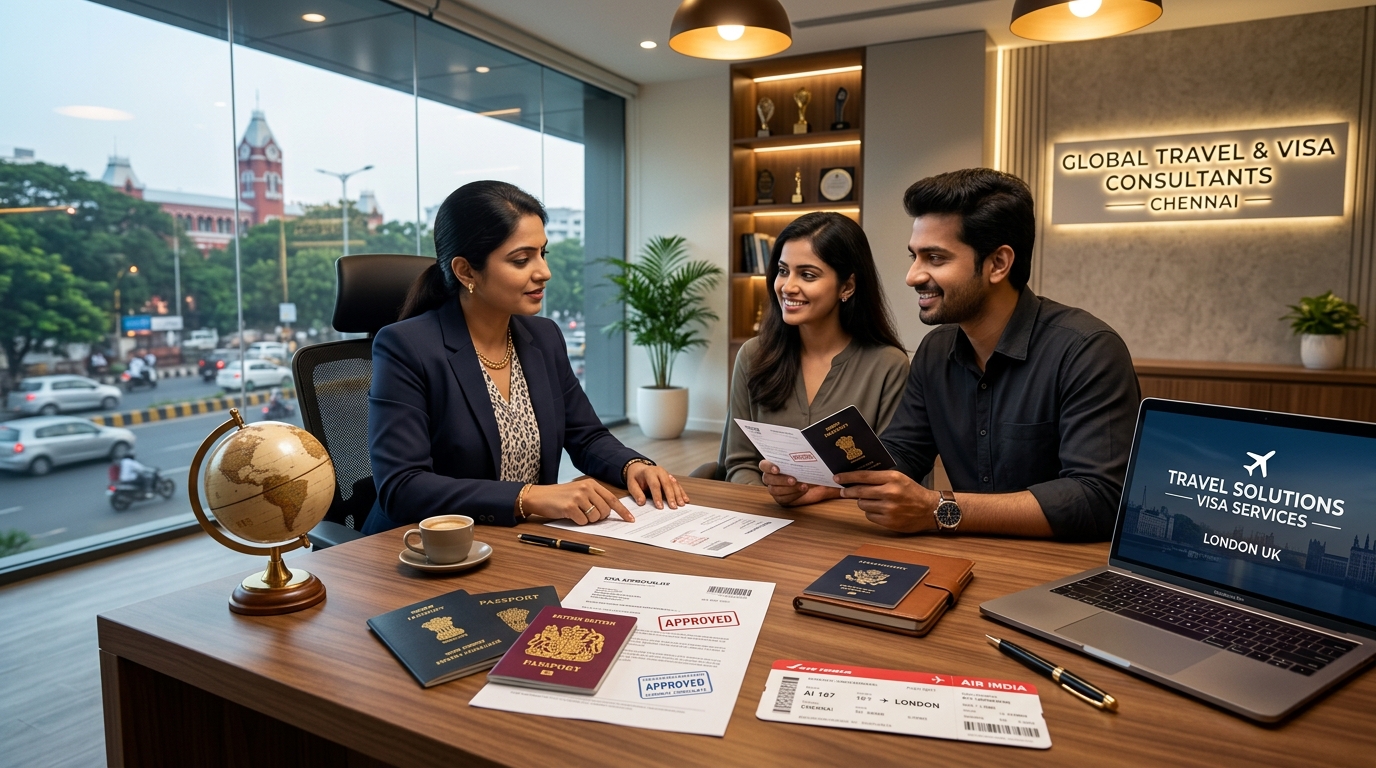 Visa Travel Agency in Chennai - AK Travel Services Consultation Office